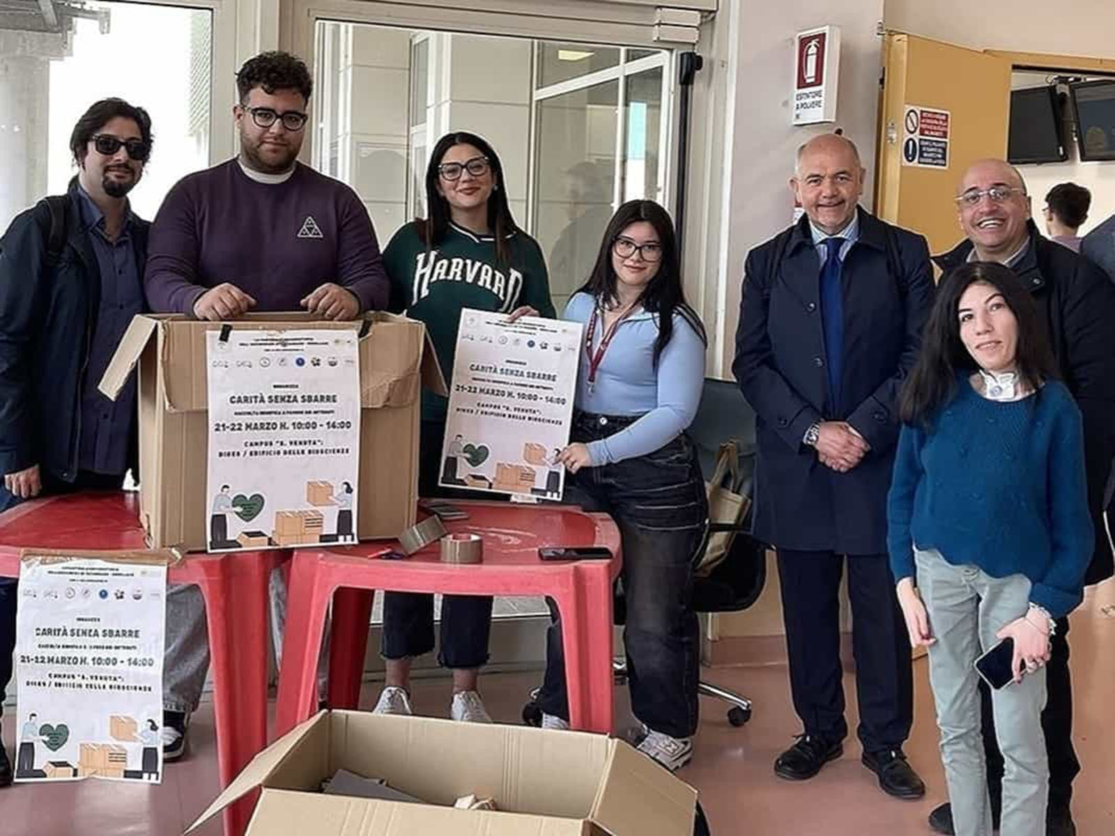 Foto iniziativa Carità senza sbarre della Pastorale Universitaria Diocesana