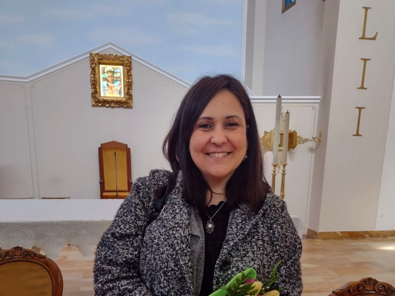 Foto di Iolanda Tassone del 4 marzo 2024 eletta presidente del'Azione Cattolica Diocesana