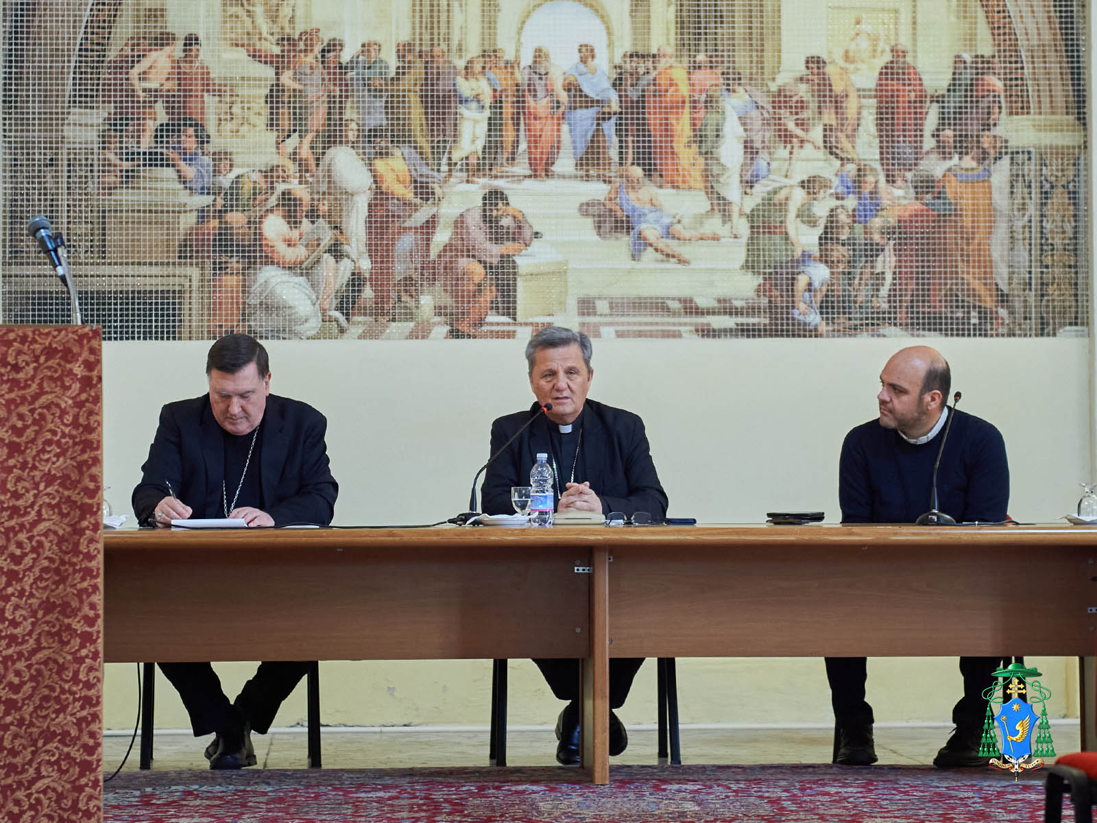 Foto dell'aggiornamento teologico pastorale con la presenza del Card. Mario Grech del 13 aprile 2024 mattina