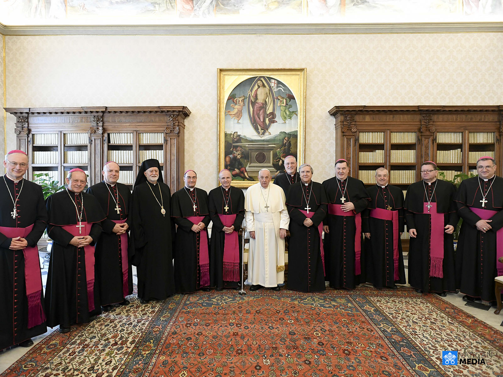 Incontro con Santo Padre per visita ad Limina dei Vescovi della Calabria 22-26 aprile 2024