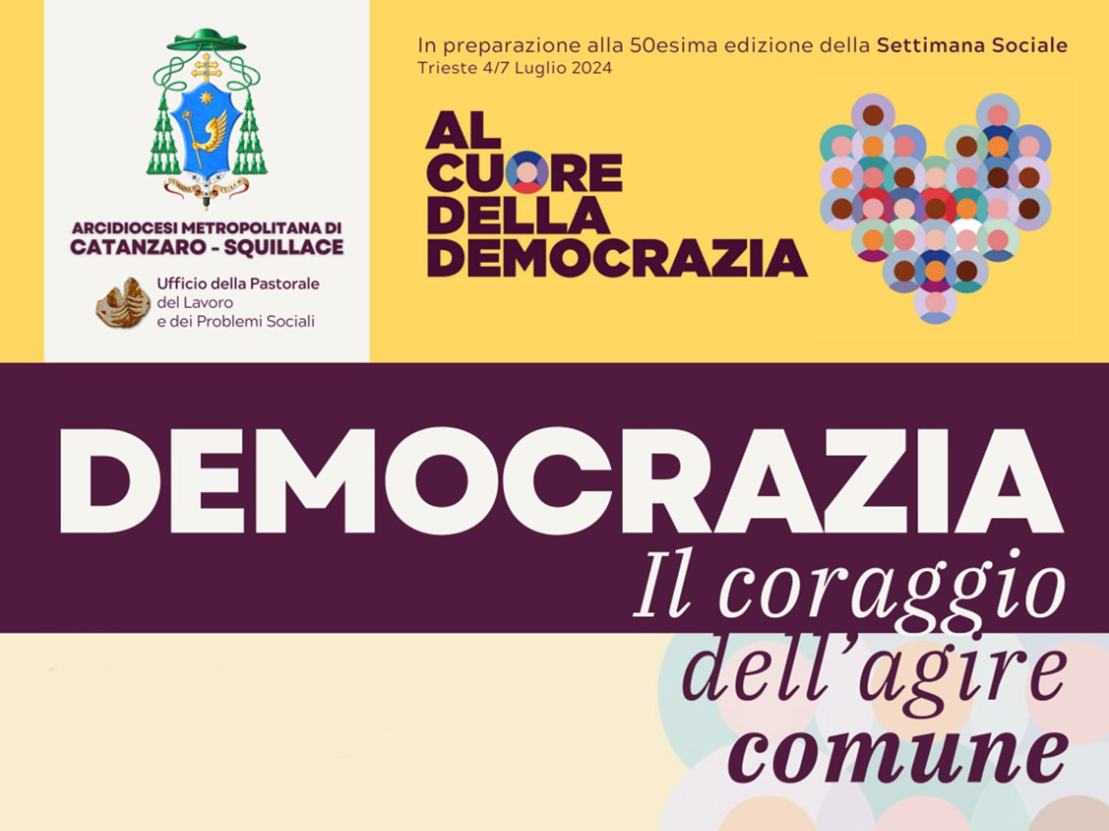 Anteprima dell'incontro che si terrà il 15 aprile 2024 verso la 50ª Settimana Sociale dei Cattolici in Italia