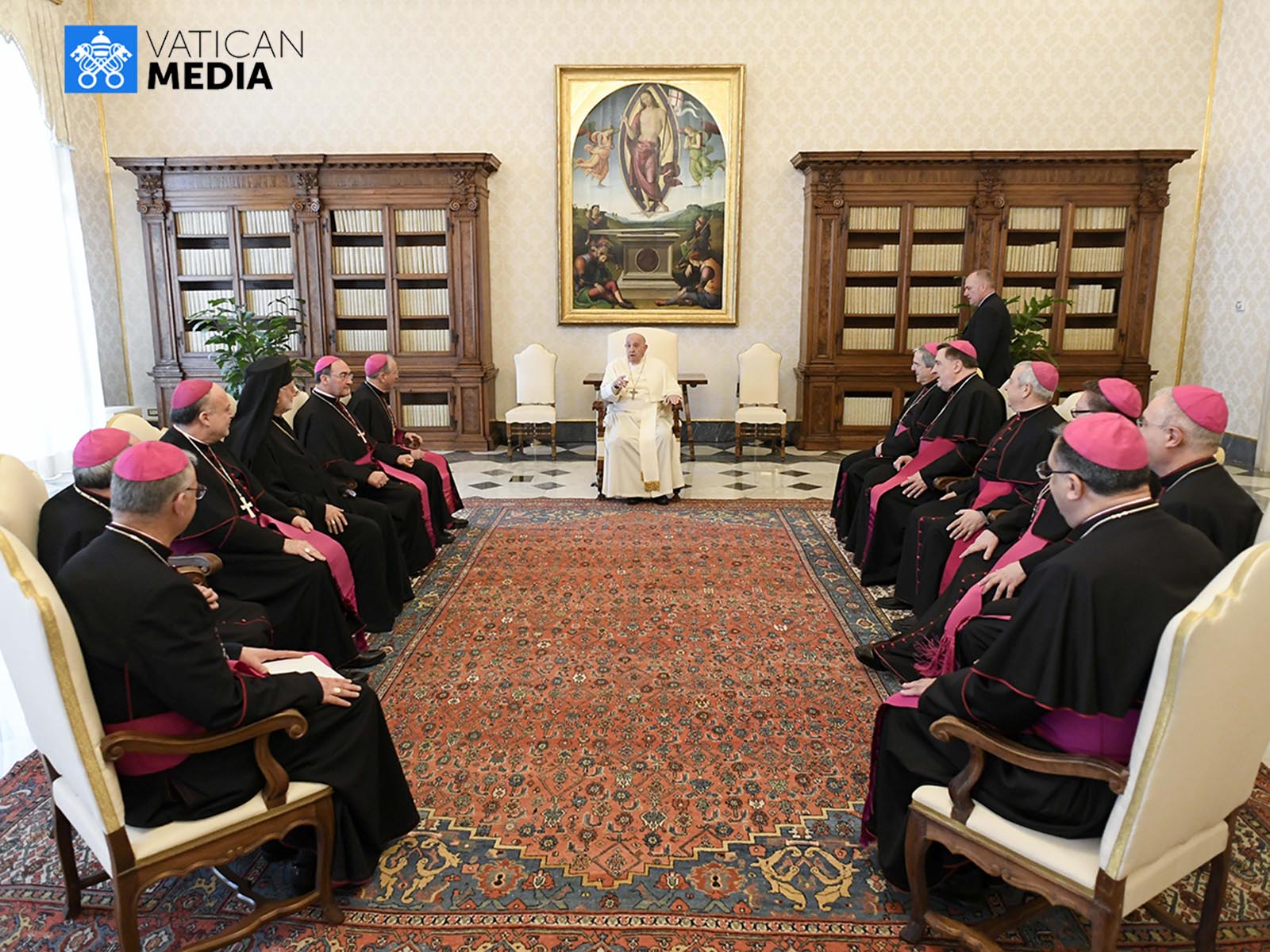 foto per la conclusione della Visita ad Limina dei Vescovi della Calabria