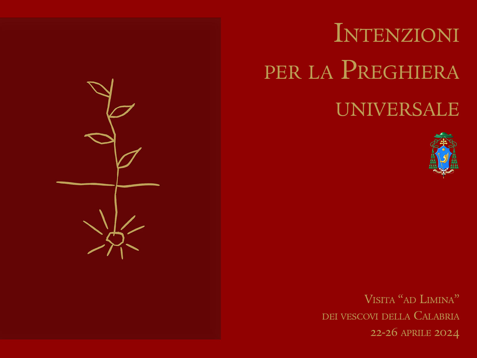 Foto di anteprima delle intenzioni per la preghiera universale della visita "ad Limina" dei Vescovi della Calabria 2024