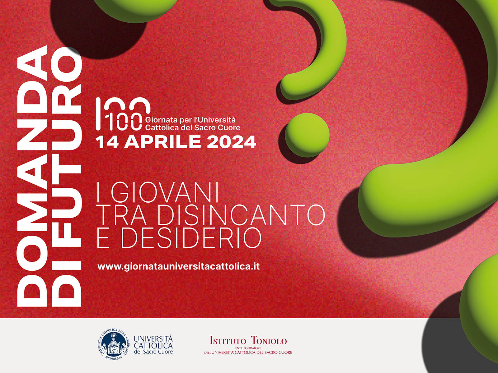 Anteprima della giornata universitaria cattolica del 14 aprile 2024