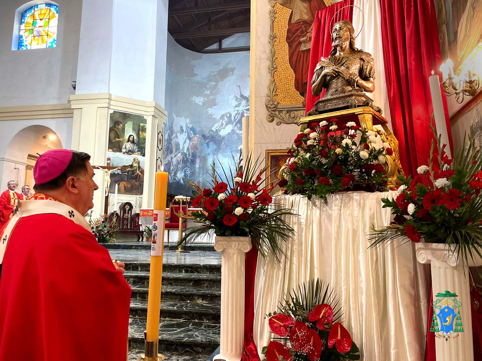 Foto celebrazione Eucaristica in onore di Sant'Agazio del 7 maggio 2024