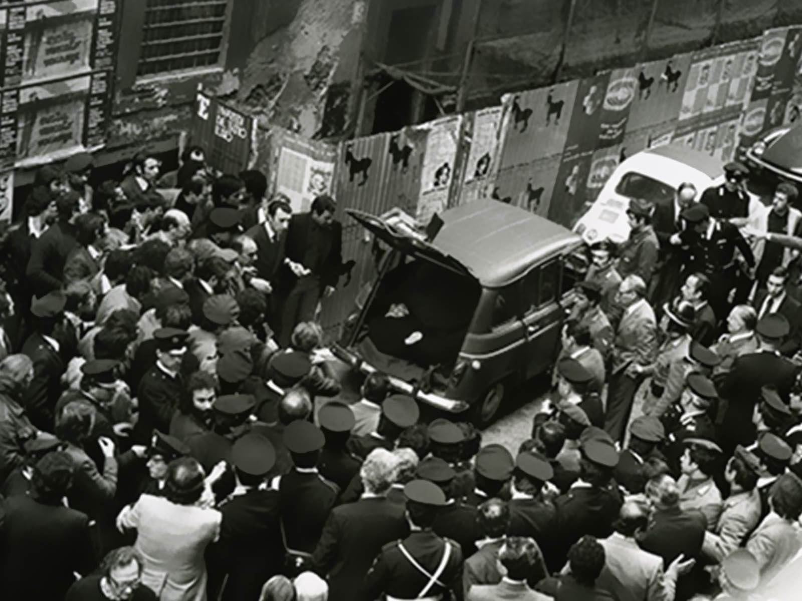 Foto generica assassinio Aldo Moro del 9 maggio 1978