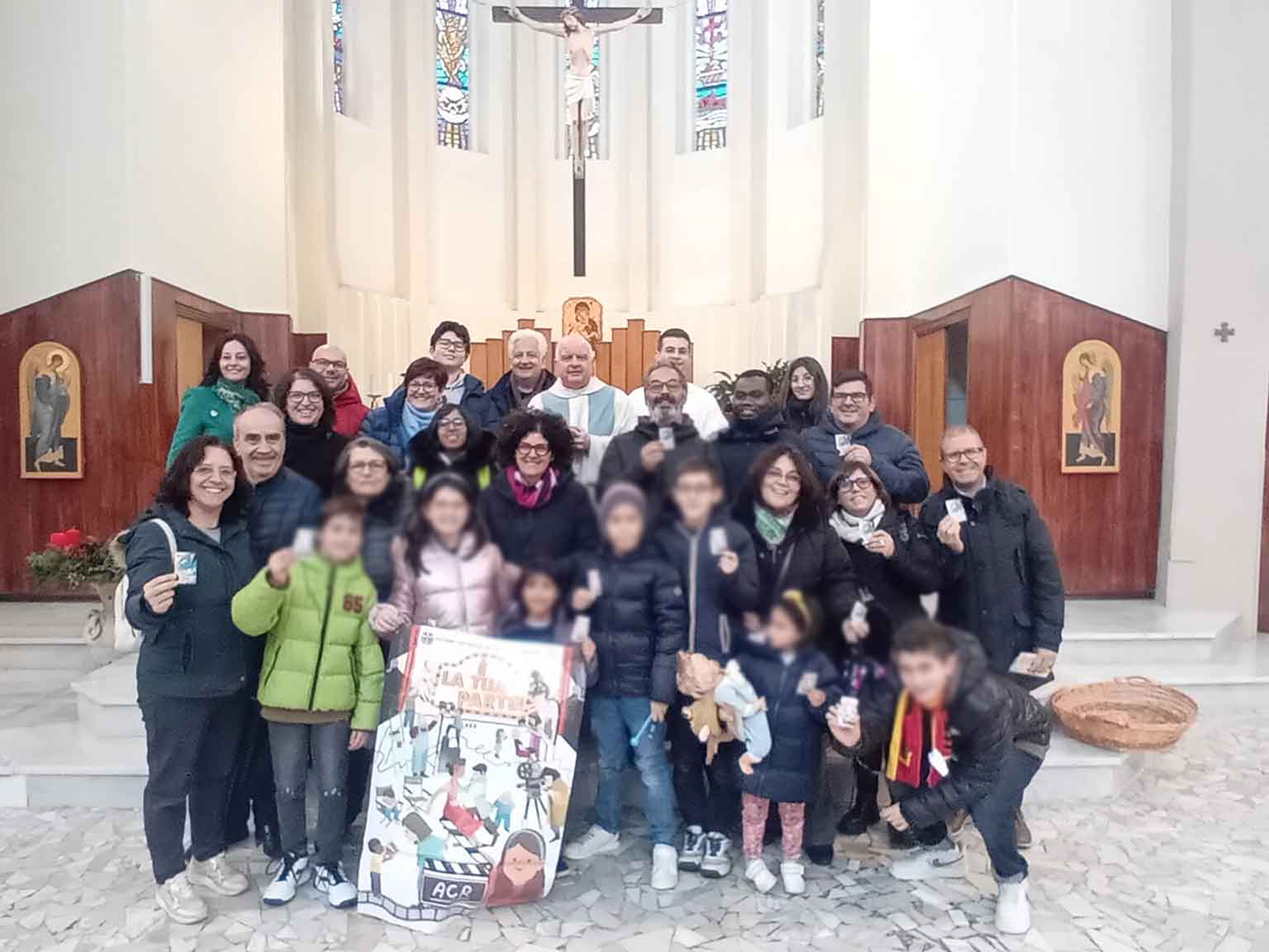 foto per la conclusione del cammino annuale dell’ACR della Parrocchia San Pio X di Catanzaro di maggio 2025