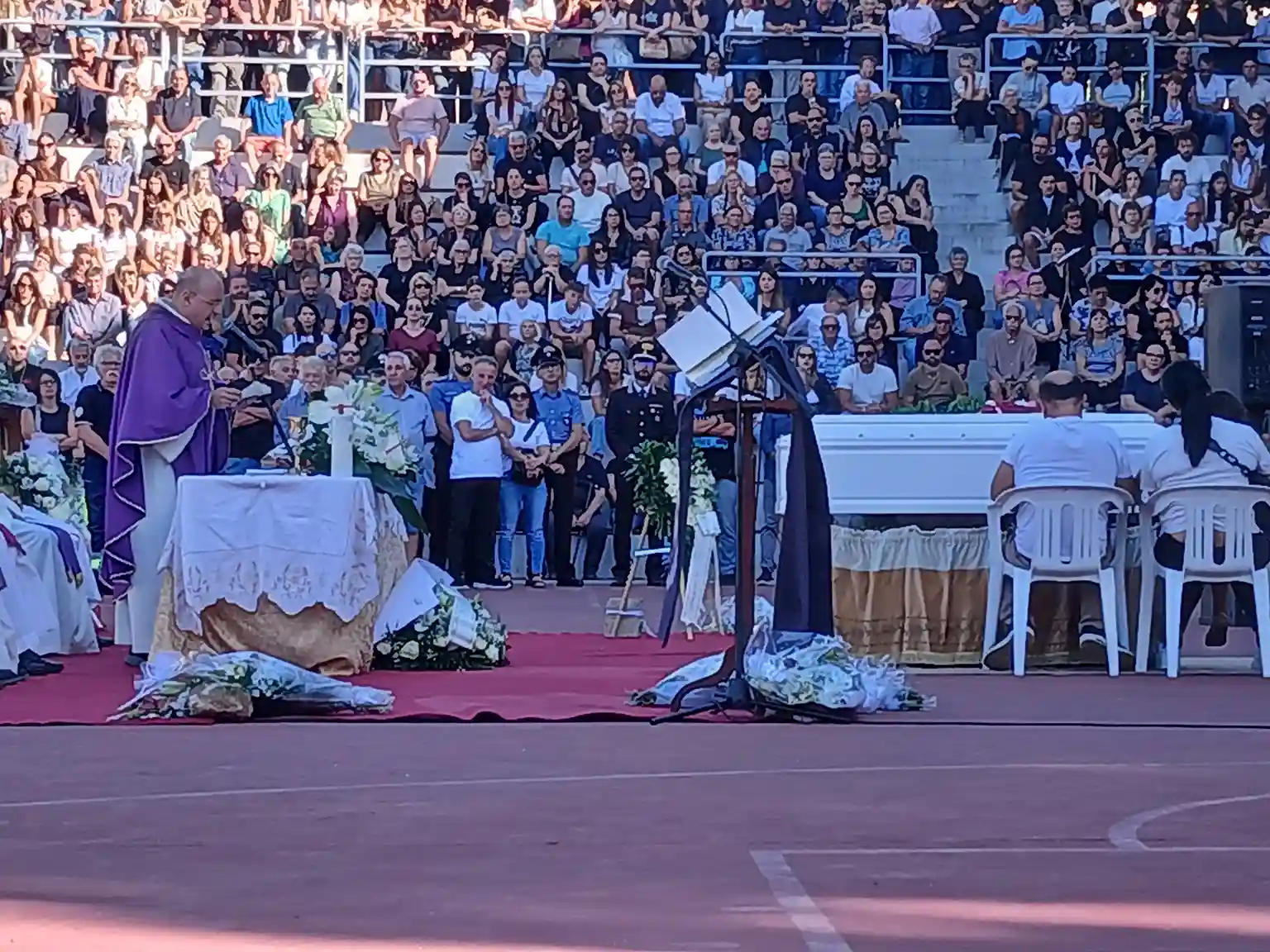 funerali Carlotta Lacroce Amaroni del 31 luglio 2025