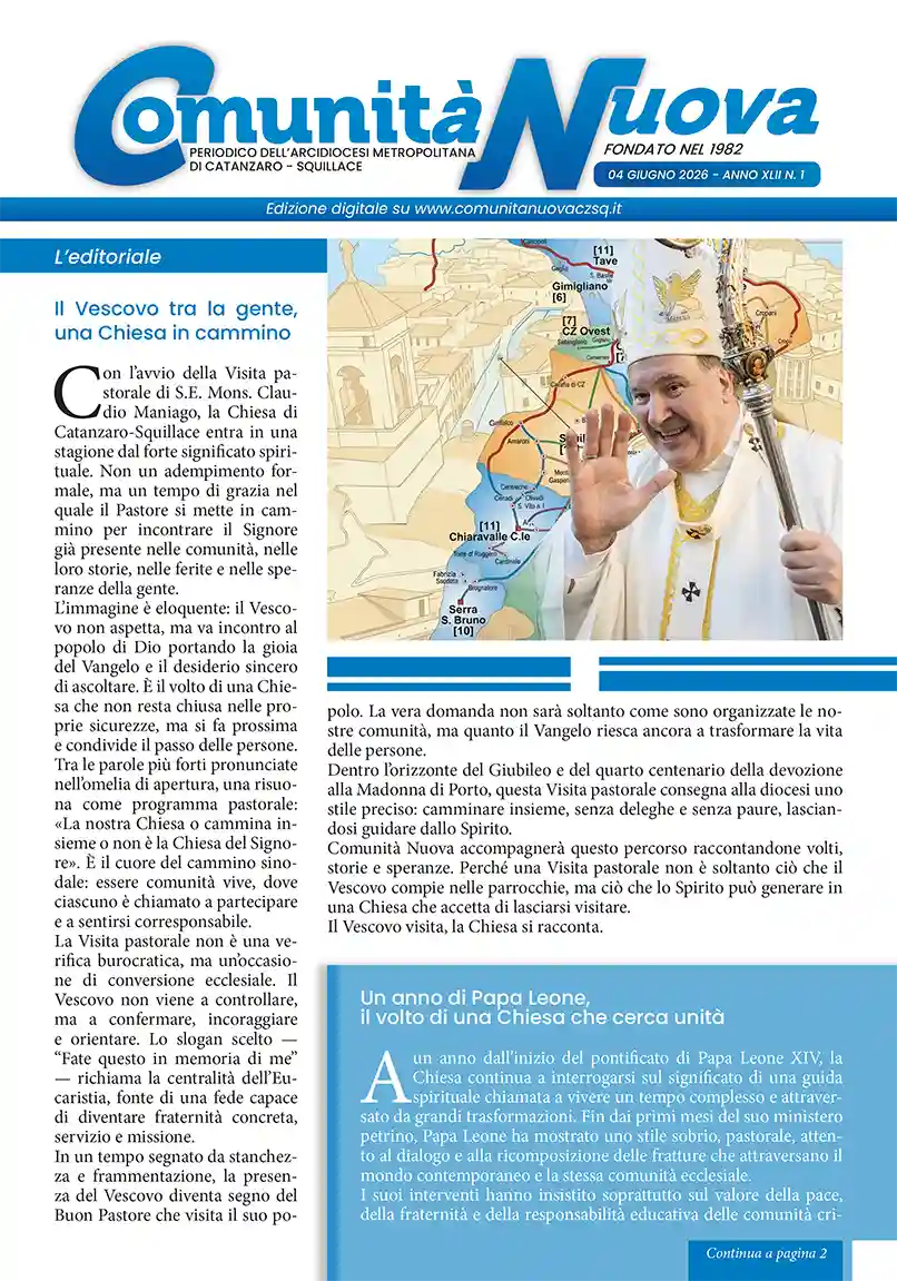 Anteprima del 01 numero di Comunità Nuova del 2026