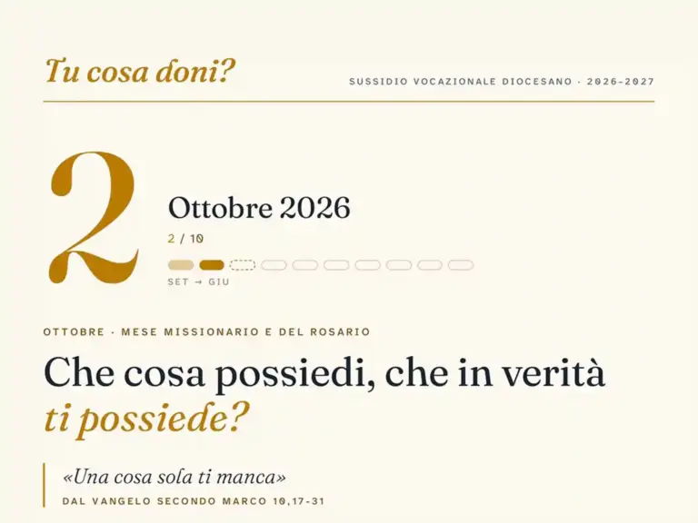 Foto per articolo "Quando ciò che possiedi finisce per possederti" del 30 settembre 2026