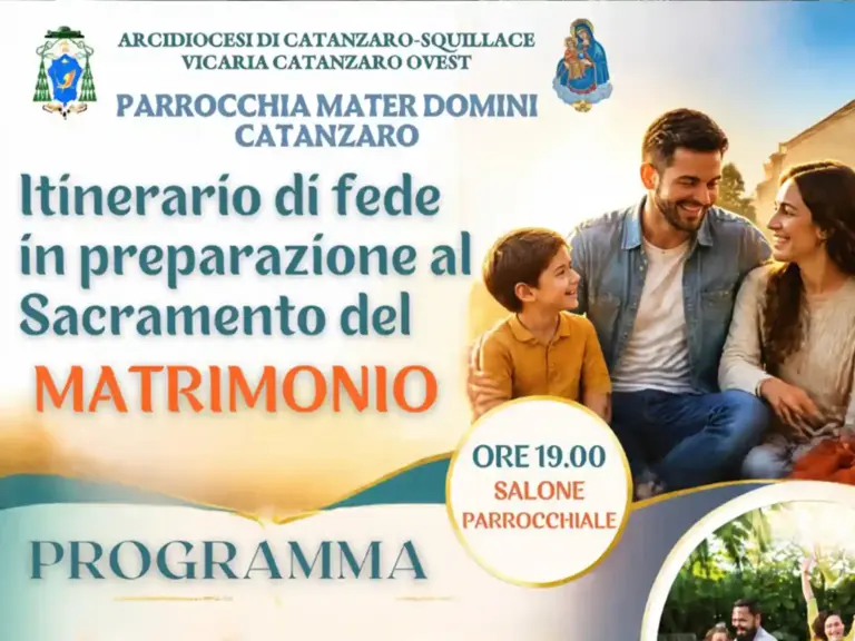 Foto per "Matrimonio, un cammino di fede a Mater Domini" del 17 ottobre 2026
